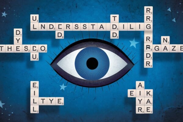 Sinister Gaze Crossword Clue