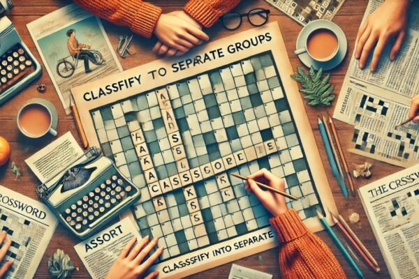 classify into separate groups nyt crossword