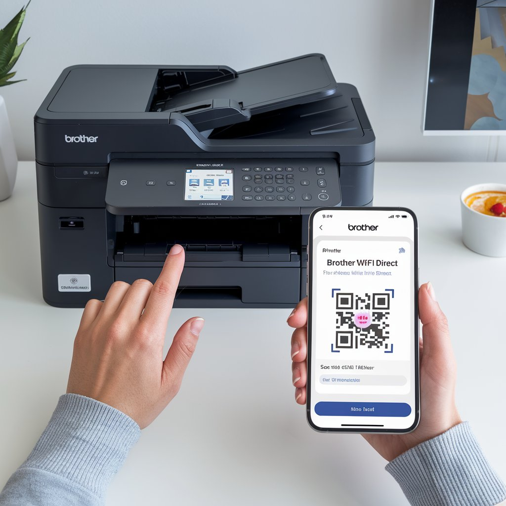 how to connect Brother printer to WiFi